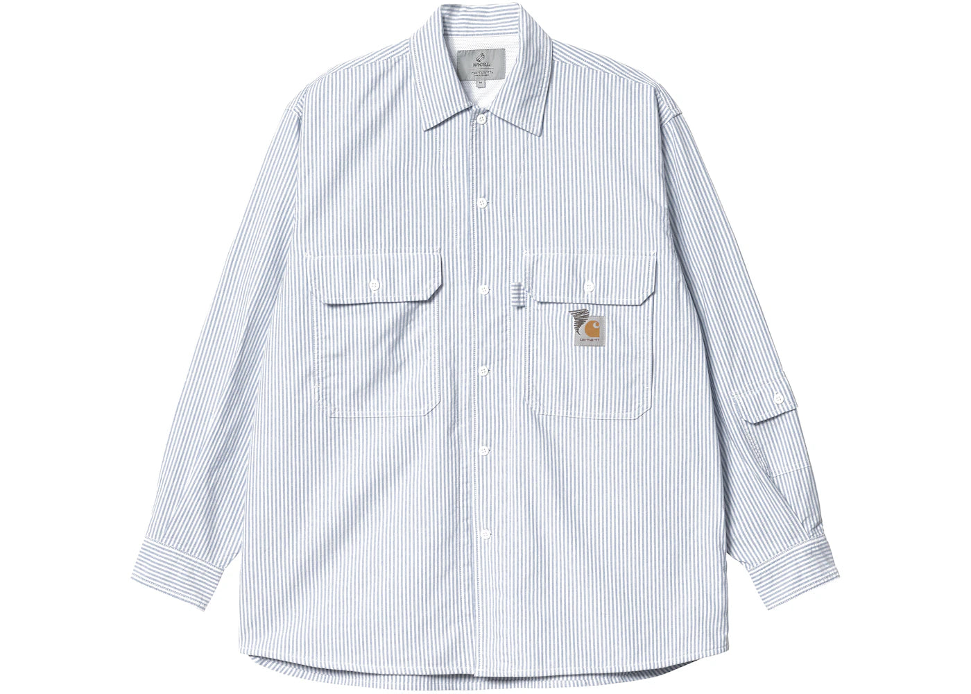 Carhartt WIP x Invincible L/S Stripes Shirt Blue