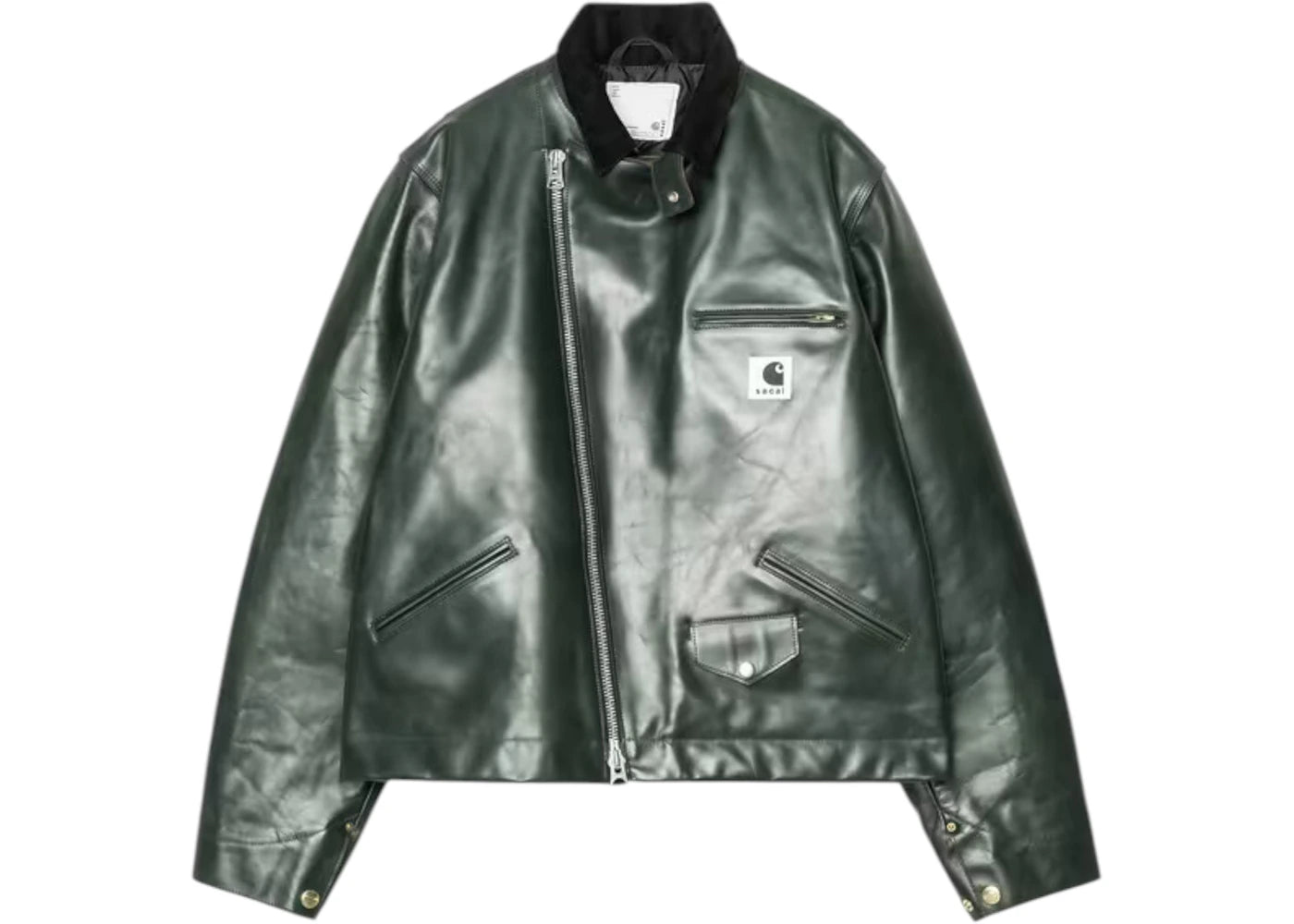 Carhartt WIP x Sacai Leather Jacket Sacai Green