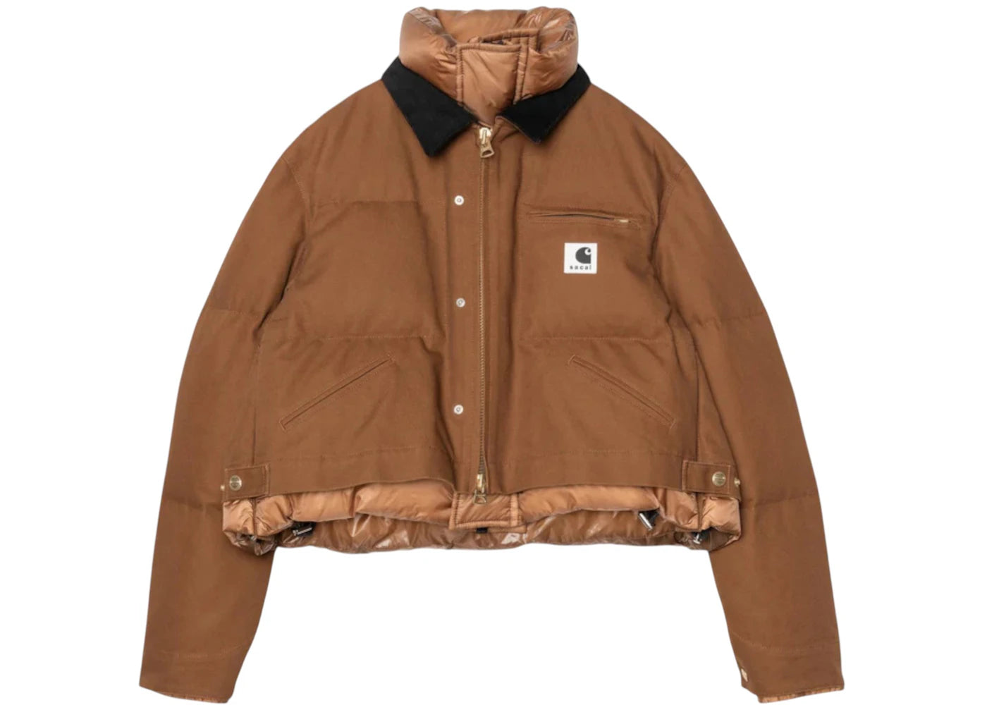 Carhartt WIP x sacai Women's Duck Puffer Jacket Sacai Dark Beige