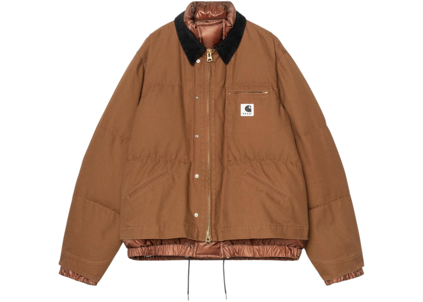 Carhartt WIP x sacai Washed Duck Puffer Jacket Sacai Dark Beige