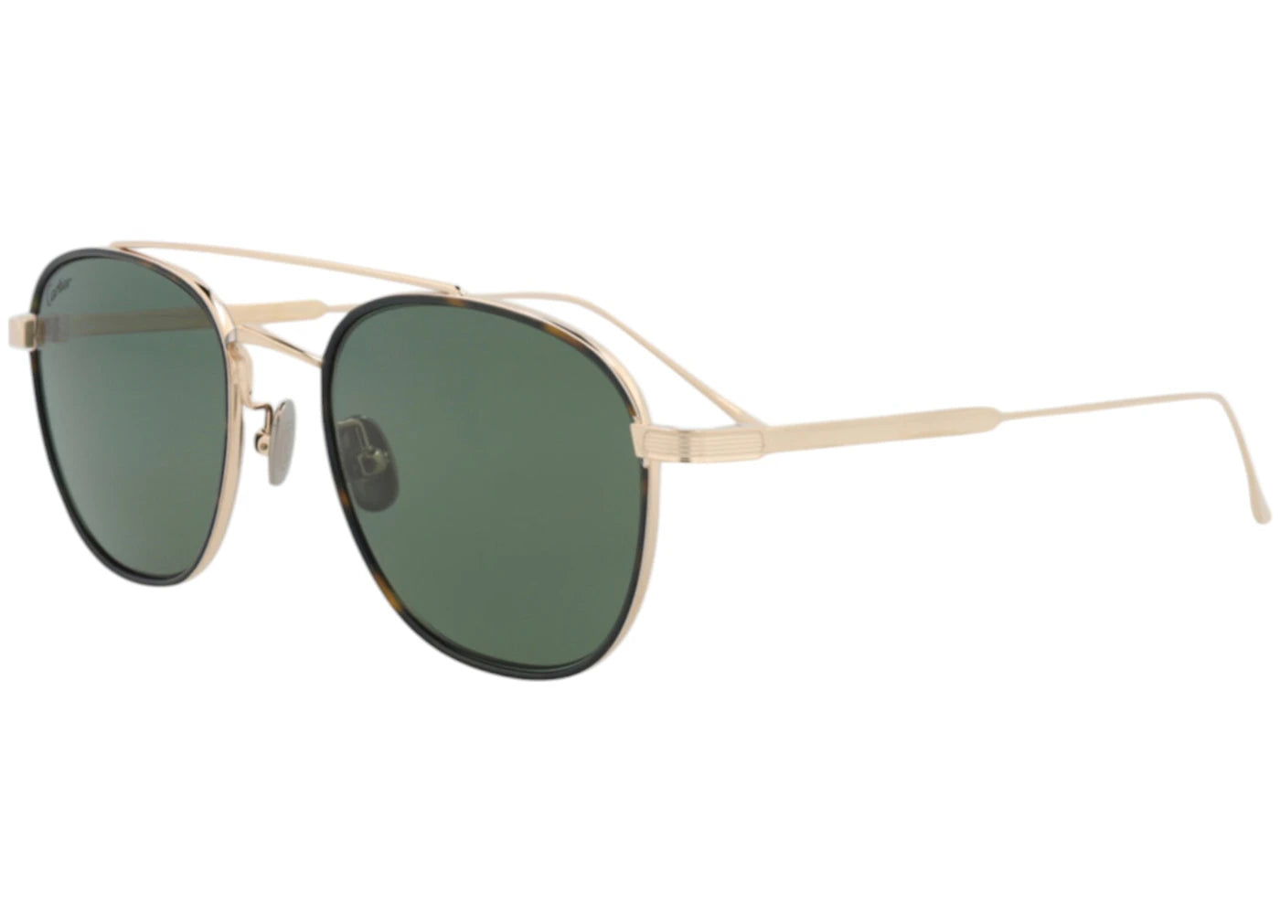 Cartier Aviator Sunglasses Gold Gold Green (CT0251S-30009012-002)