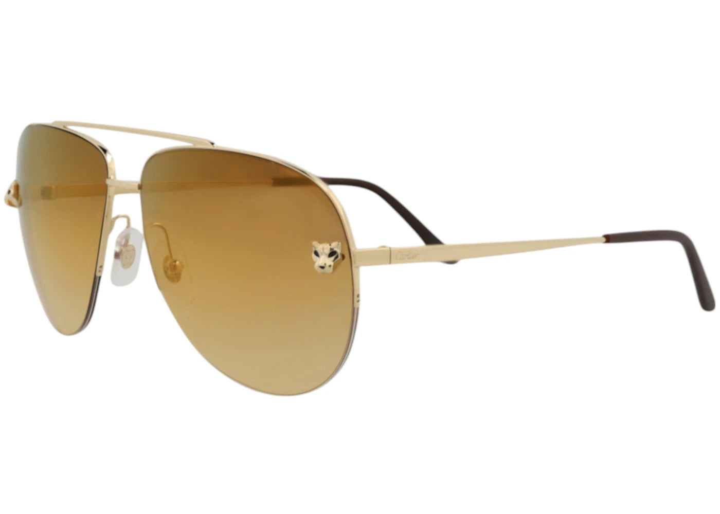 Cartier Aviator Sunglasses Gold Gold Orange (CT0065S-30002184-010)