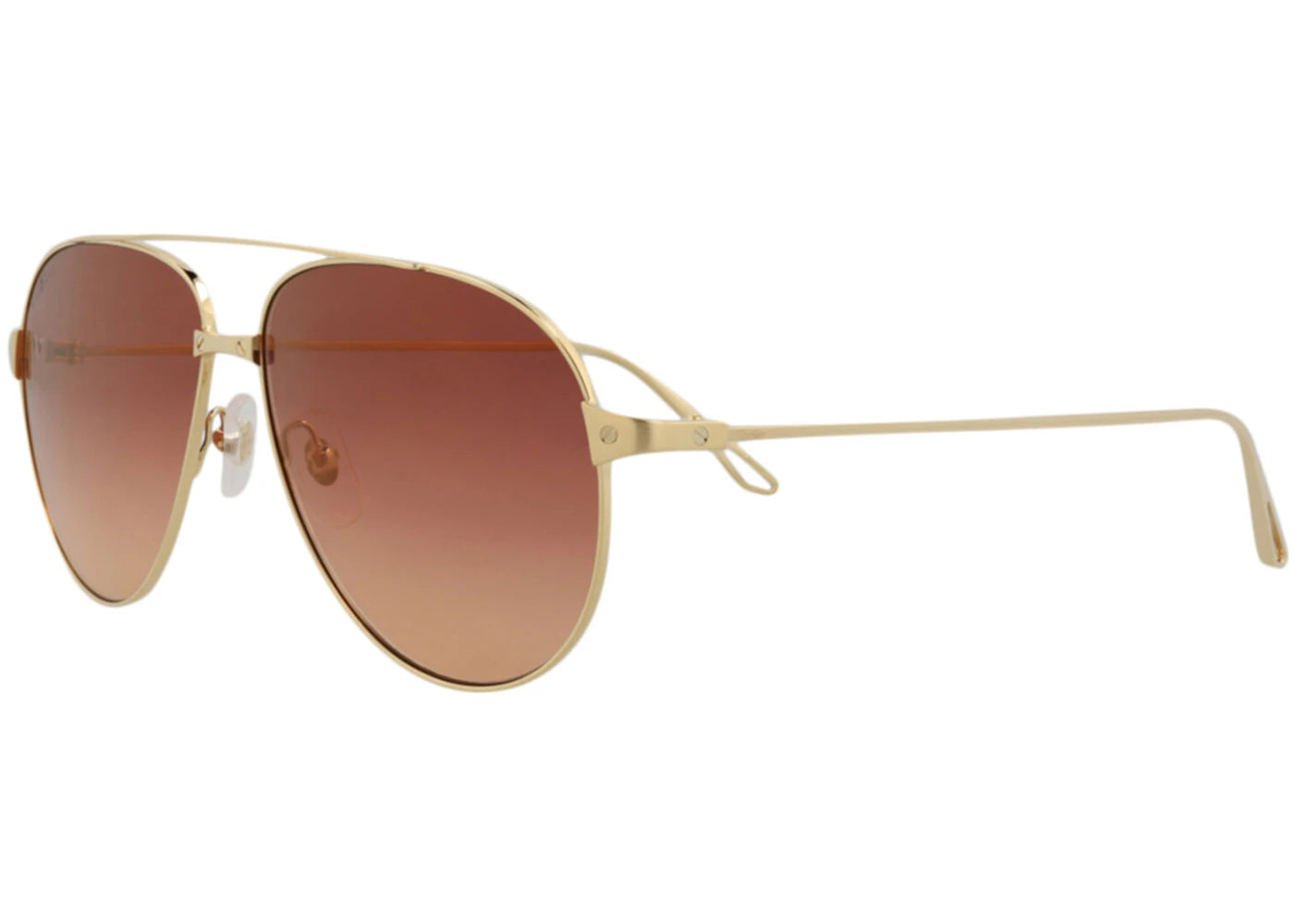 Cartier Aviator Sunglasses Gold/Gold/Red (CT0298S-30011451-008)