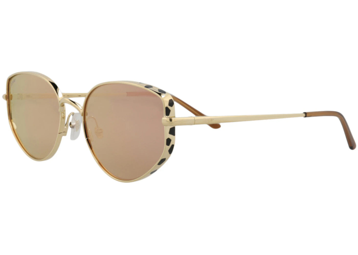 Cartier Cat Eye Sunglasses Gold/Gold/Pink (CT0300S-30011461-004)