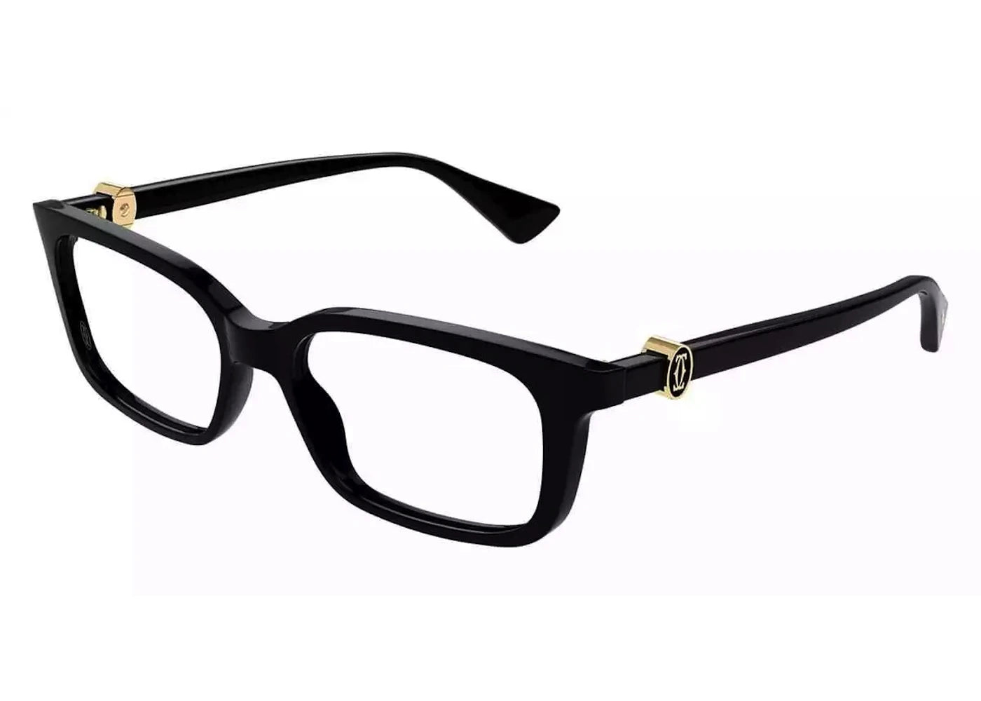 Cartier Double C Cartier Eyeglasses Black (CT0481O-002)