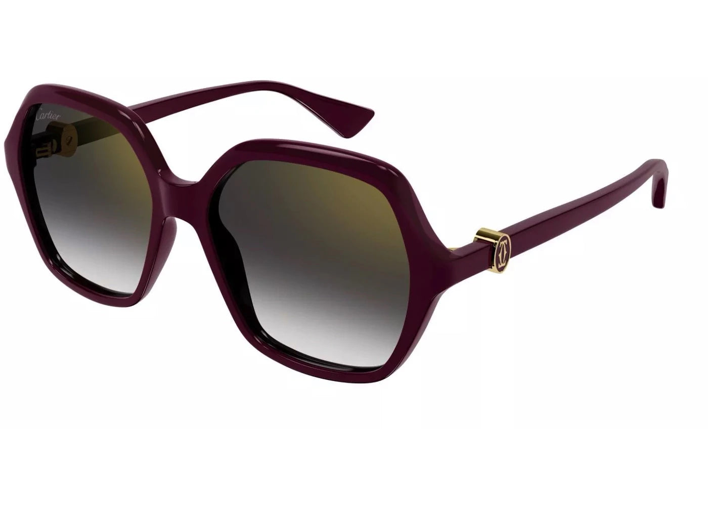 Cartier Panthere Statement Sunglasses Burgundy (CT0459S-002)