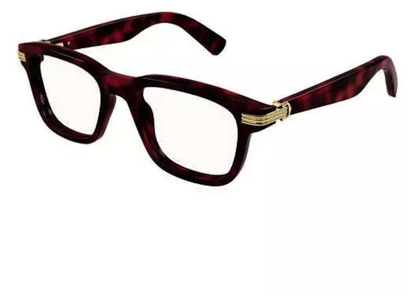 Cartier Premiere De Cartier Eyeglasses Red Havana (CT0490O-002)