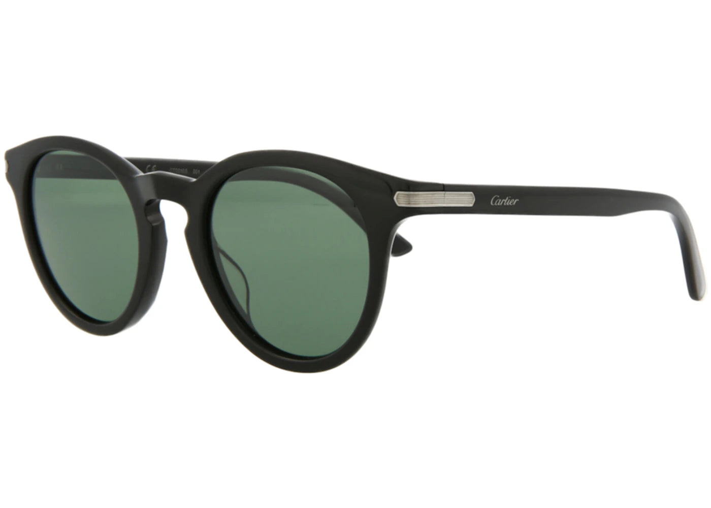 Cartier Round Sunglasses Black/Black/Green (CT0010S-30002132-001)