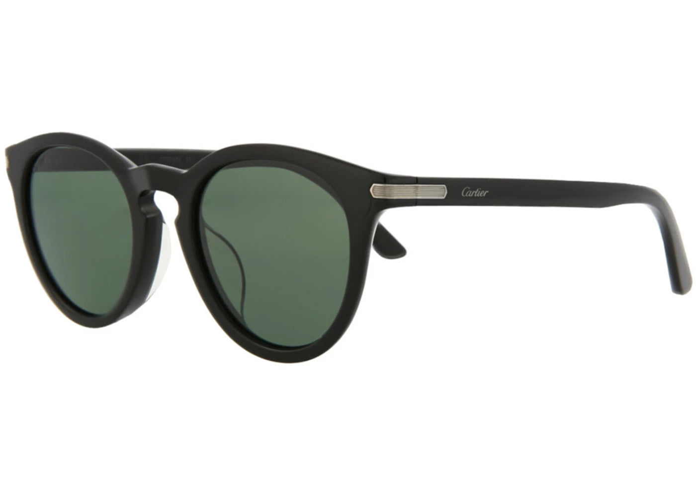 Cartier Round Sunglasses Black/Black/Green (CT0010SA-30002165-001)