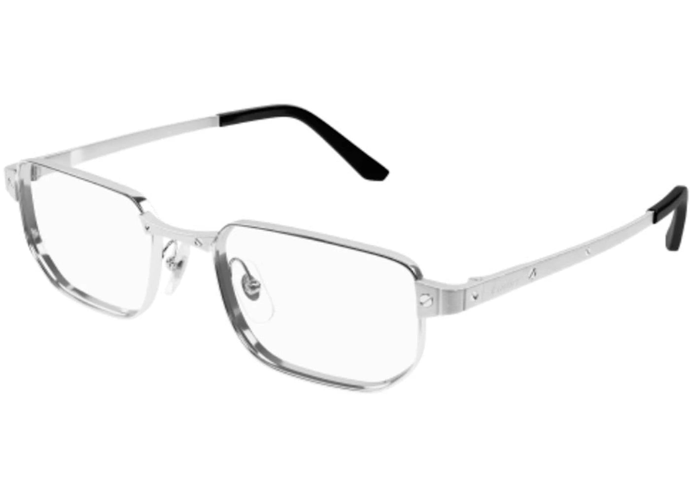 Cartier Santos De Cartier Eyeglasses Silver (CT0457OJ-002)