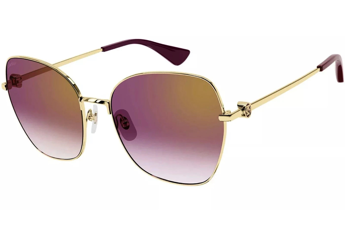 Cartier Signature C De Cartier Sunglasses Gold/Red (CT0386S-001)