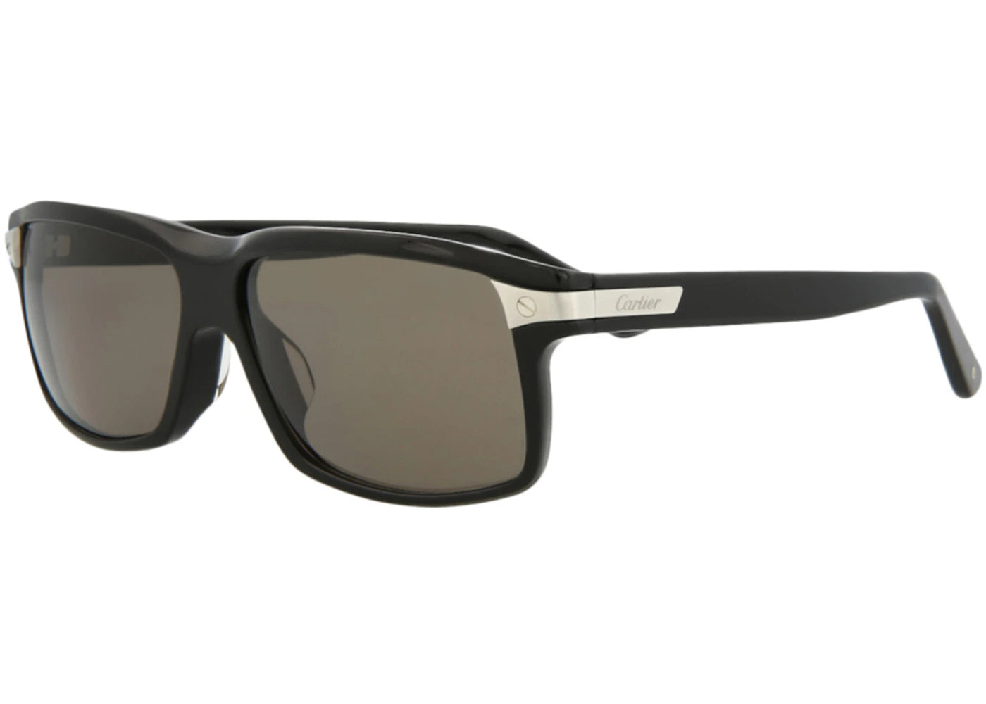 Cartier Square Sunglasses Black/Black/Grey (CT0076SA-30002187-001)