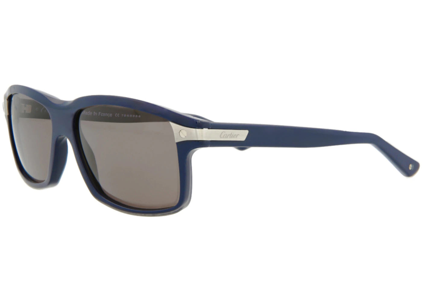 Cartier Square Sunglasses Blue/Blue/Grey (CT0076S-30002186-001)