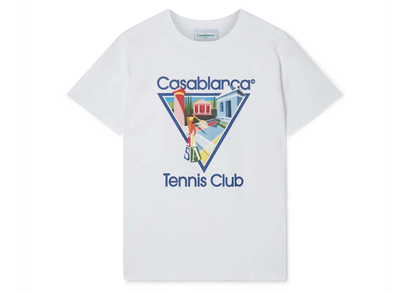 Casablanca La Joueuse T-shirt White