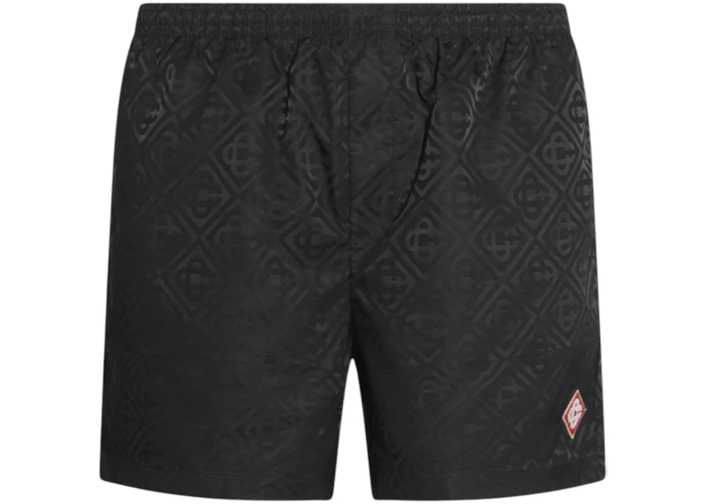 Casablanca Printed Swim Shorts Black