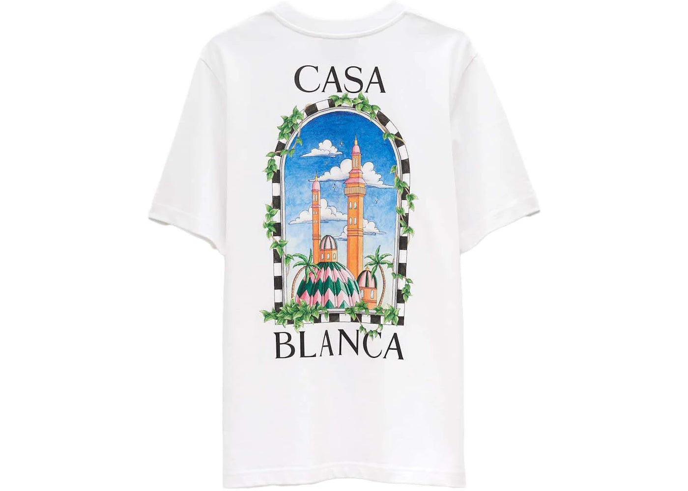 Casablanca Vue De Damas T-shirt White