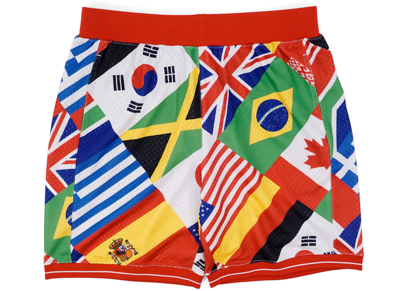 Cashmere Sound Flag Basketball Shorts Red/Multi