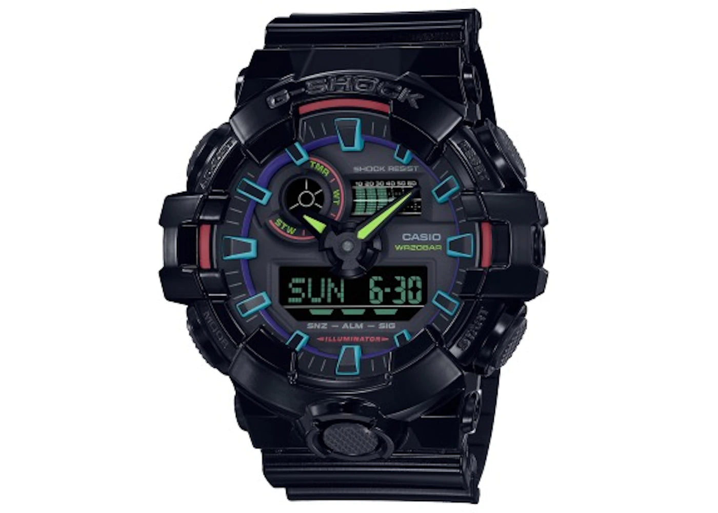 Casio Analog-Digital G-Shock GA-700RGB-1A