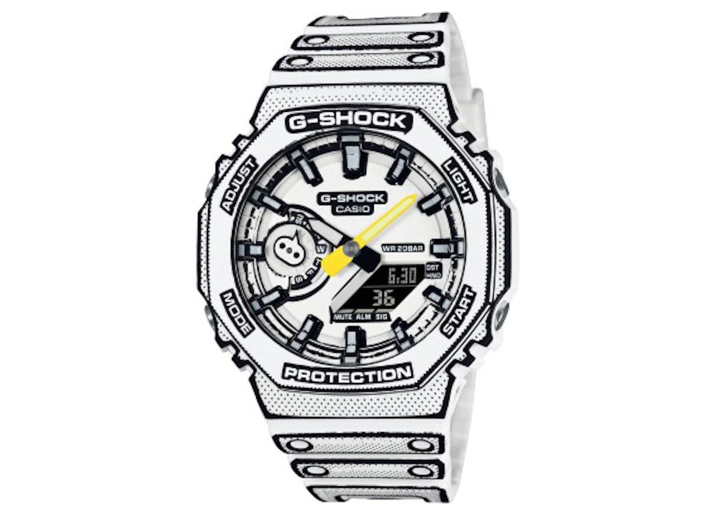 Casio G-Shock Manga Edition Classic White GA-2100MNG-7AJR