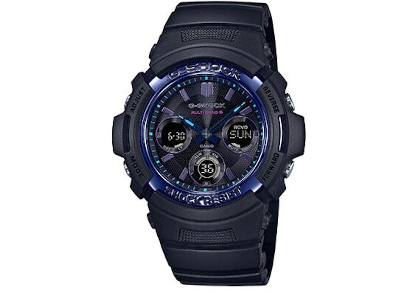Casio G-Shock Virtual Blue AWG-M100SVB-1A