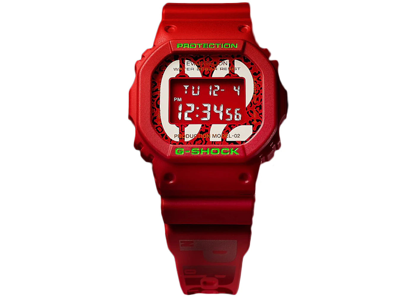 Casio G-Shock x Evangelion Beast Mode DW-5600 EVA-02