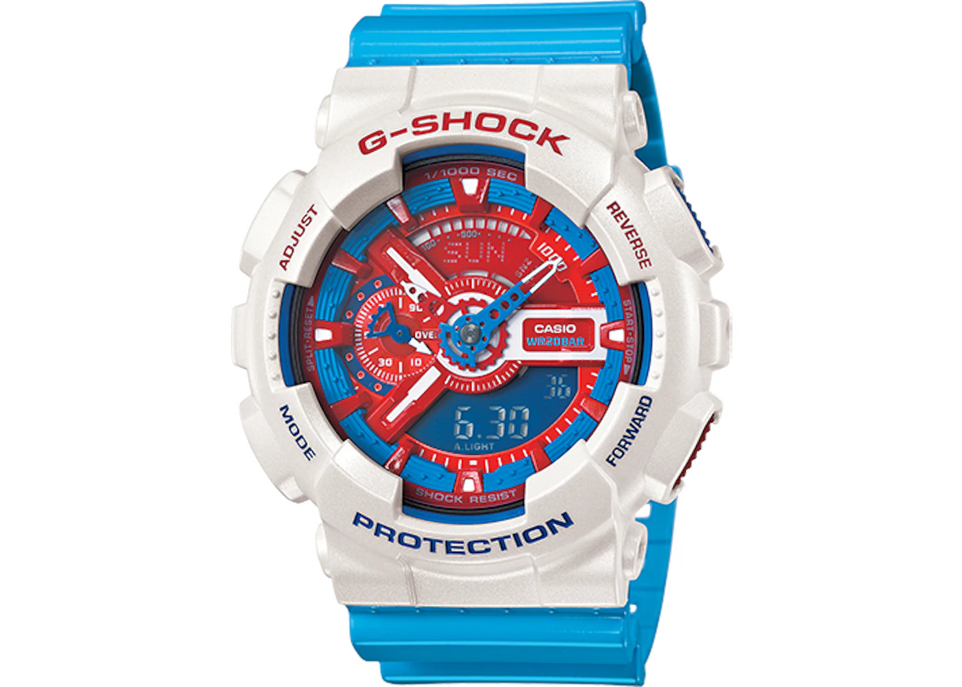 Casio G-Shock Limited Edition Red and Blue Series GA-110AC-7ADR