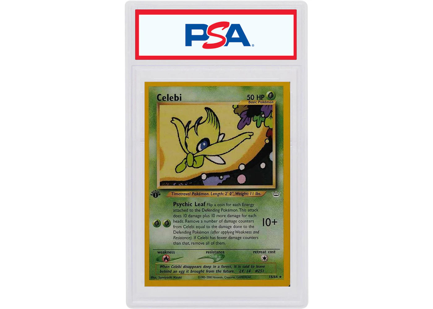 Celebi 2001 Pokemon TCG Neo Revelation 1st Edition #16 (PSA or BGS Graded)