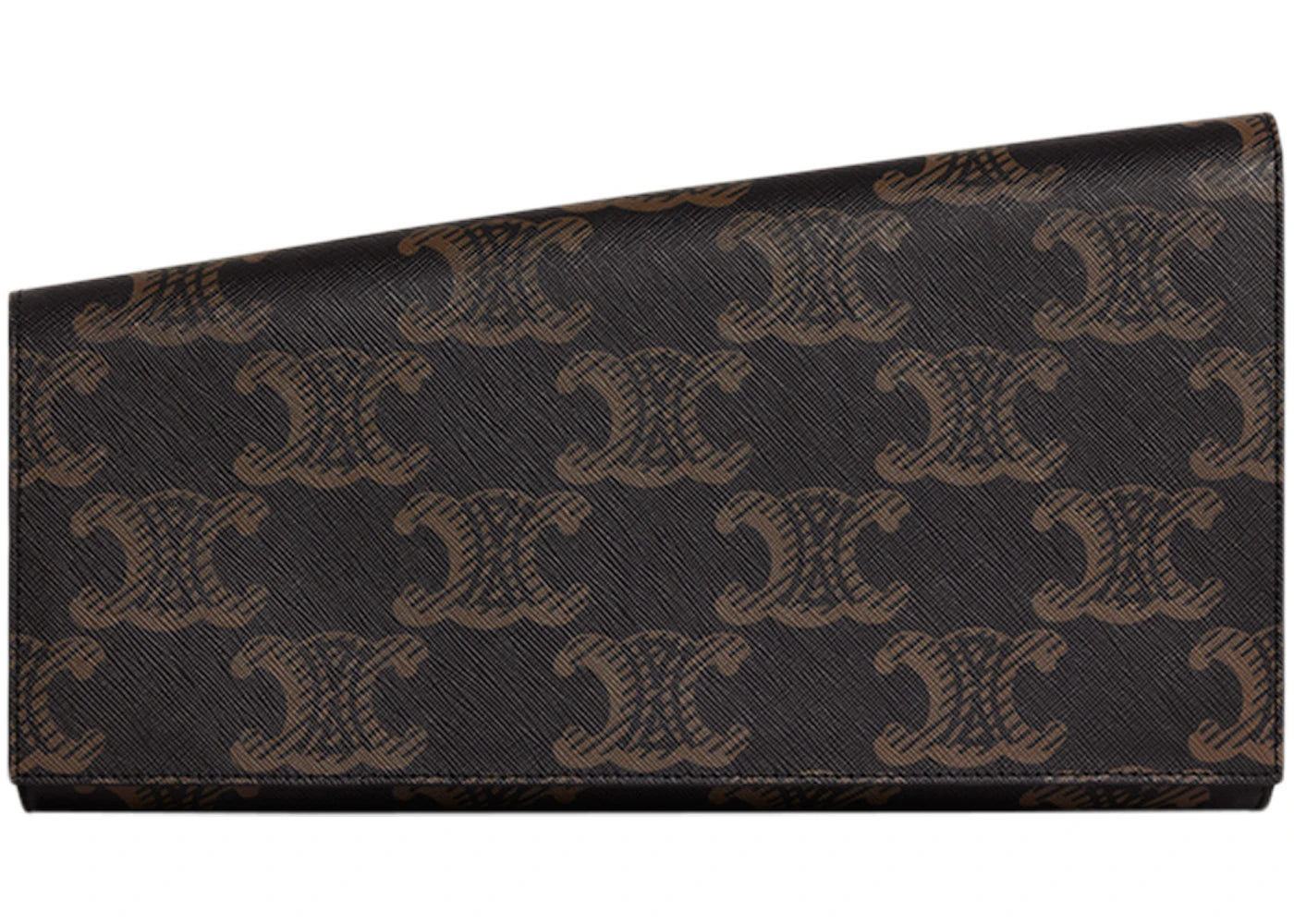 Celine Asymetric Clutch XL Triomphe Tan