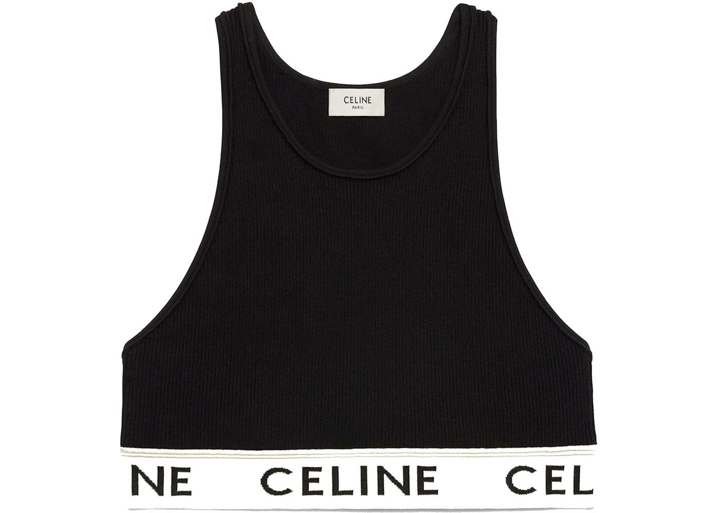 Celine Athletic Knit Sports Black/Cream