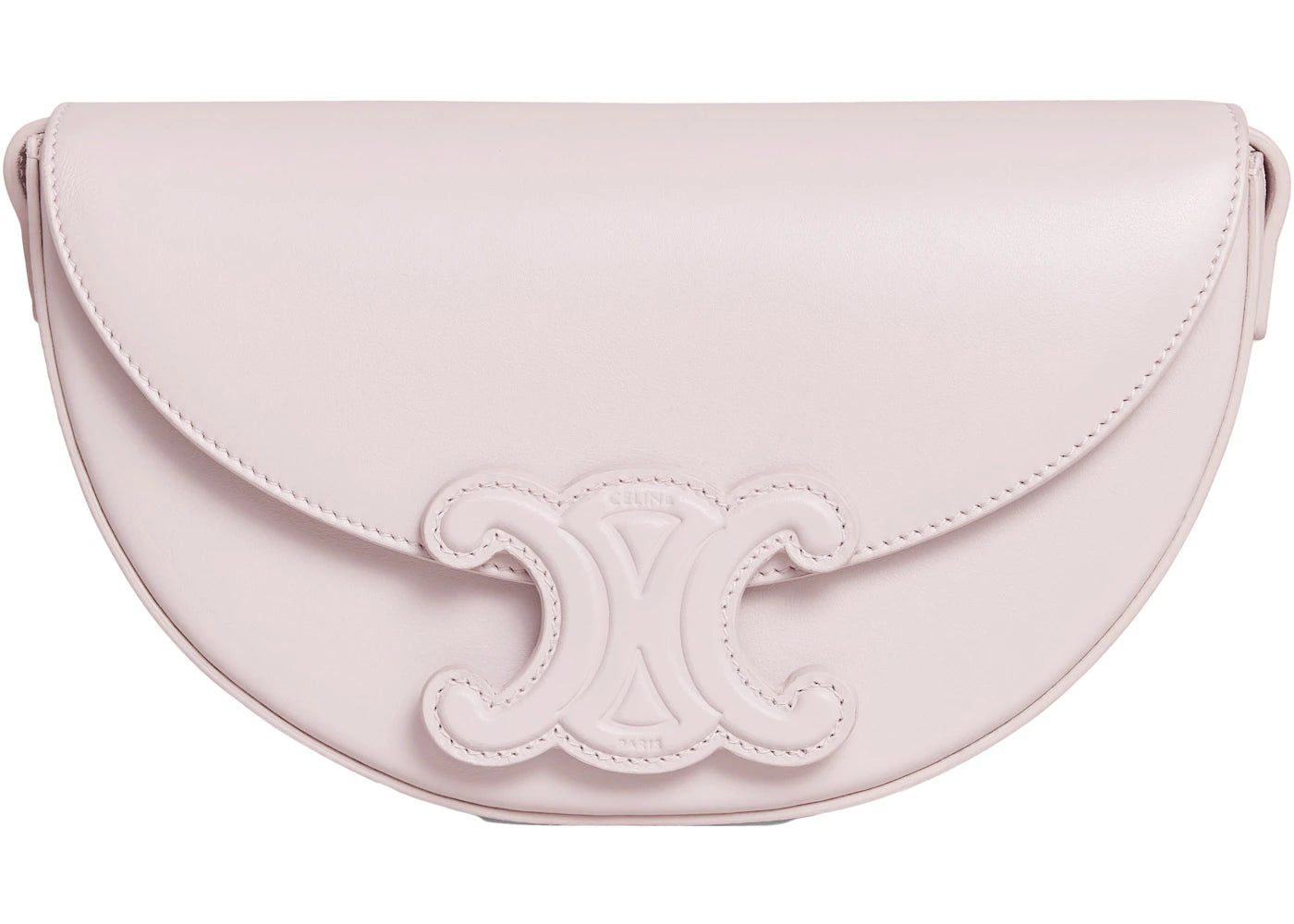 Celine Besace Cuir Triomphe in Smooth Calfskin Light Pink