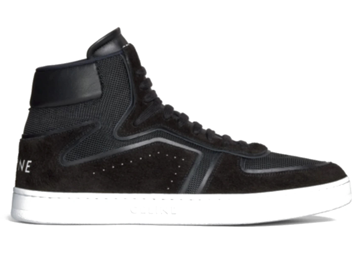 Celine CT-01 Z Trainer High Top Sneakers Black