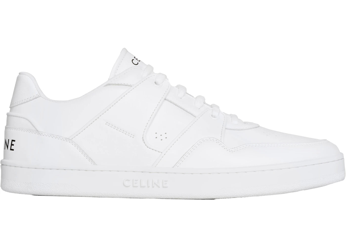 Celine CT-04 Trainer Low Lace-Up White Leather