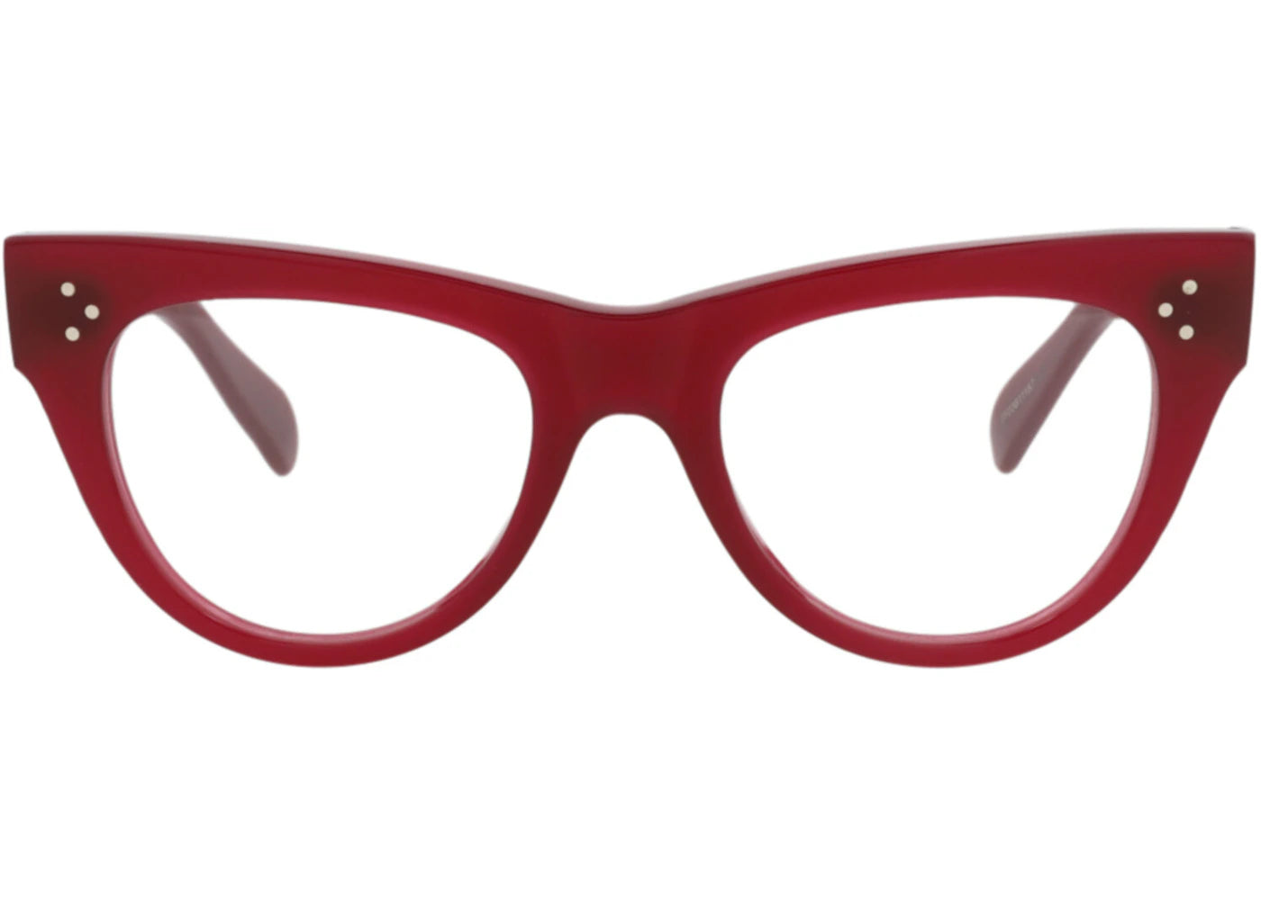 Celine Cat Eye-Frame Acetate Optical Frames Bordeaux Bordeaux Transparent (CL5003IN-50-069)