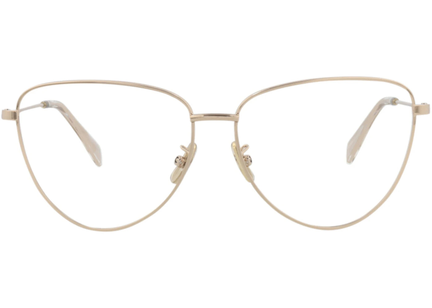 Celine Cat Eye-Frame Acetate Optical Frames Gold Gold Transparent (CL50101U-57-028)