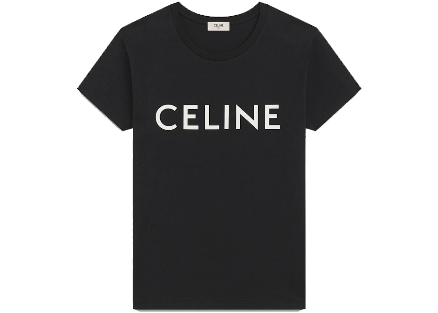 Celine Cotton T-shirt Black/White