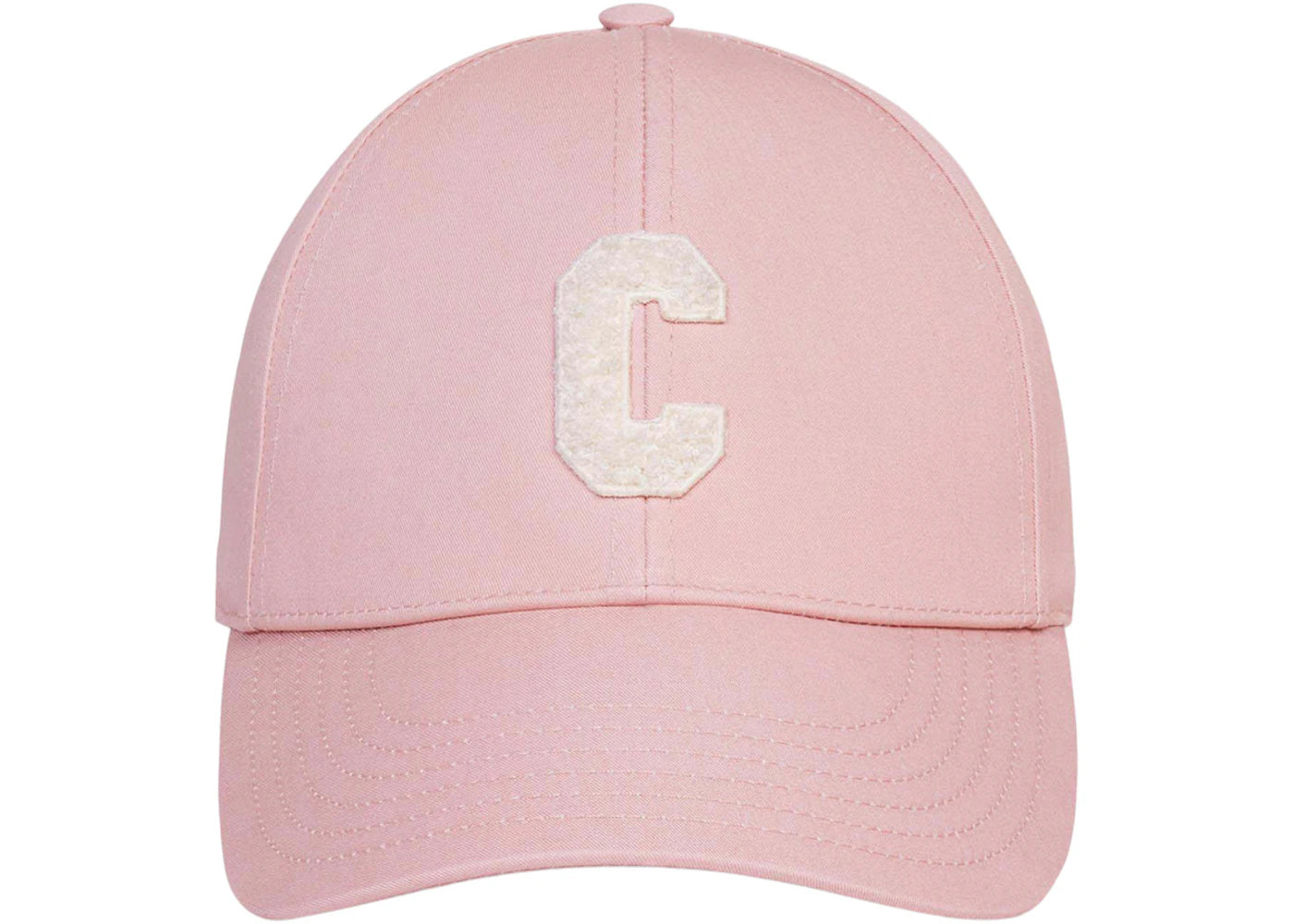 Celine Initial Baseball Cap Vintage Pink