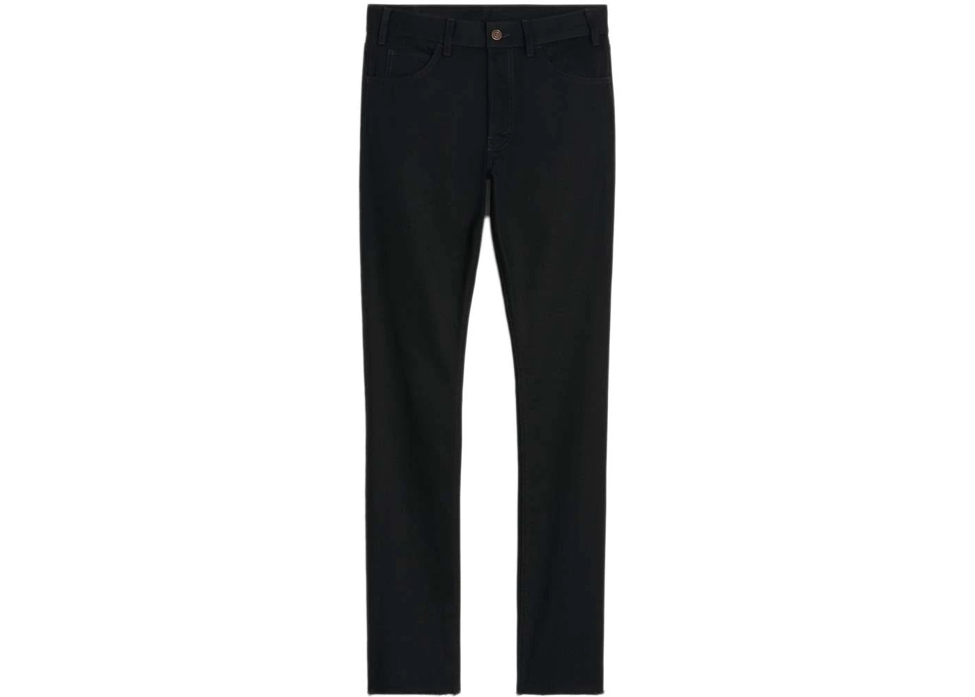 Celine Low-Rise Lou Jeans Pure Black