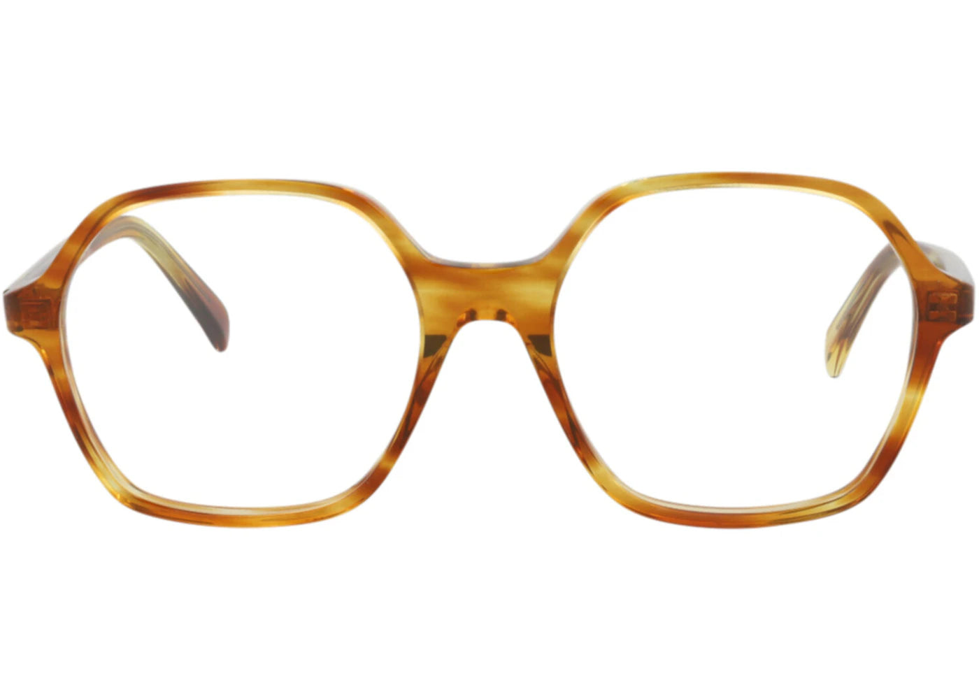 Celine Round-Frame Injection Optical Frames Havana Havana Transparent (CL50089I-54-056)
