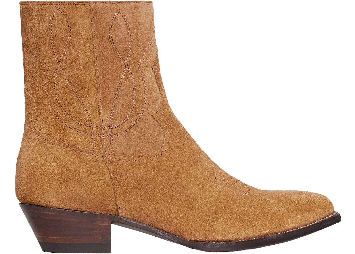 Celine Zipped Western Boot Havana