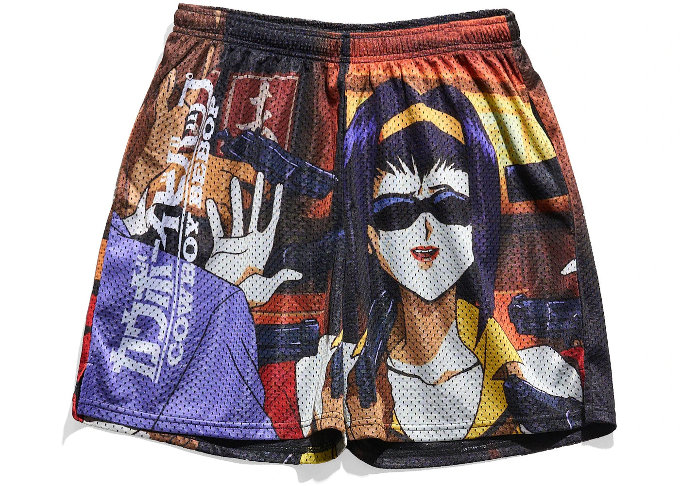 Chalk Line Cowboy Bebop Faye Retro Shorts Multi