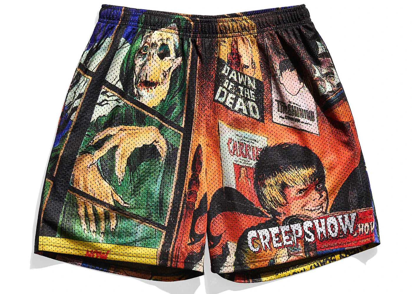 Chalk Line Creepshow Comic Covers Retro Shorts Multi