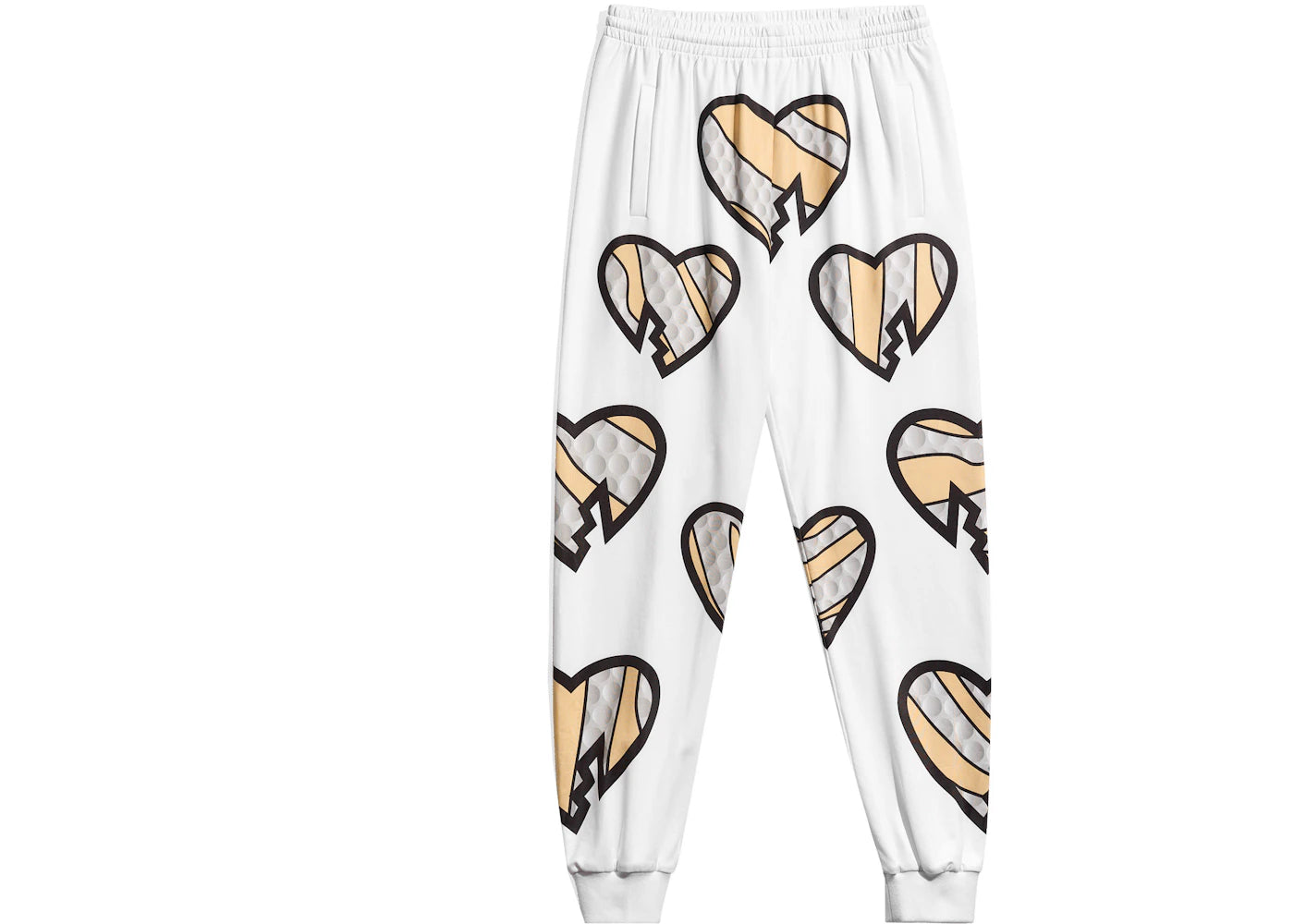 Chalk Line HBK WrestleMania 12 Entrance Pants White/Grey
