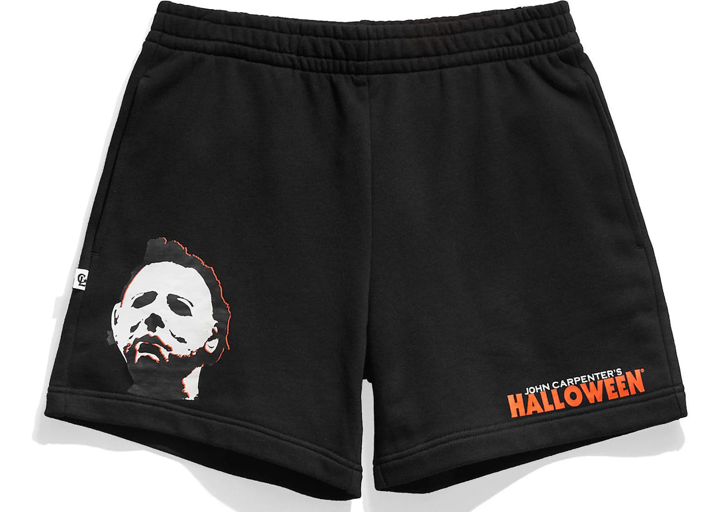 Chalk Line Halloween Michael Myers Black Fleece (5.5 Inch Inseam) Shorts Black