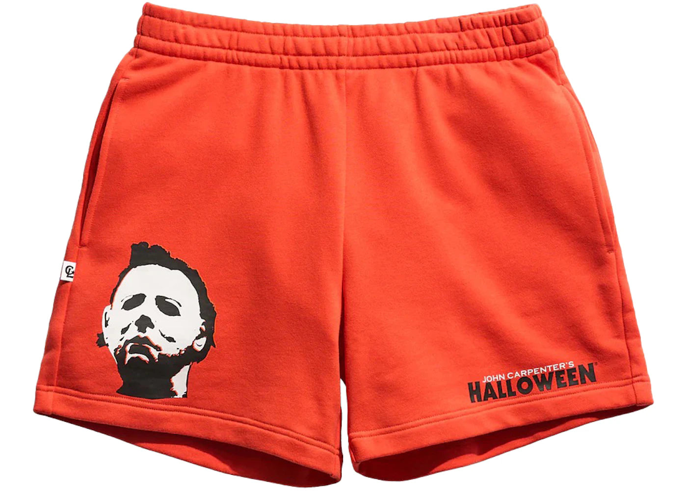 Chalk Line Halloween Michael Myers Orange Fleece (5.5 Inch Inseam) Shorts Orange