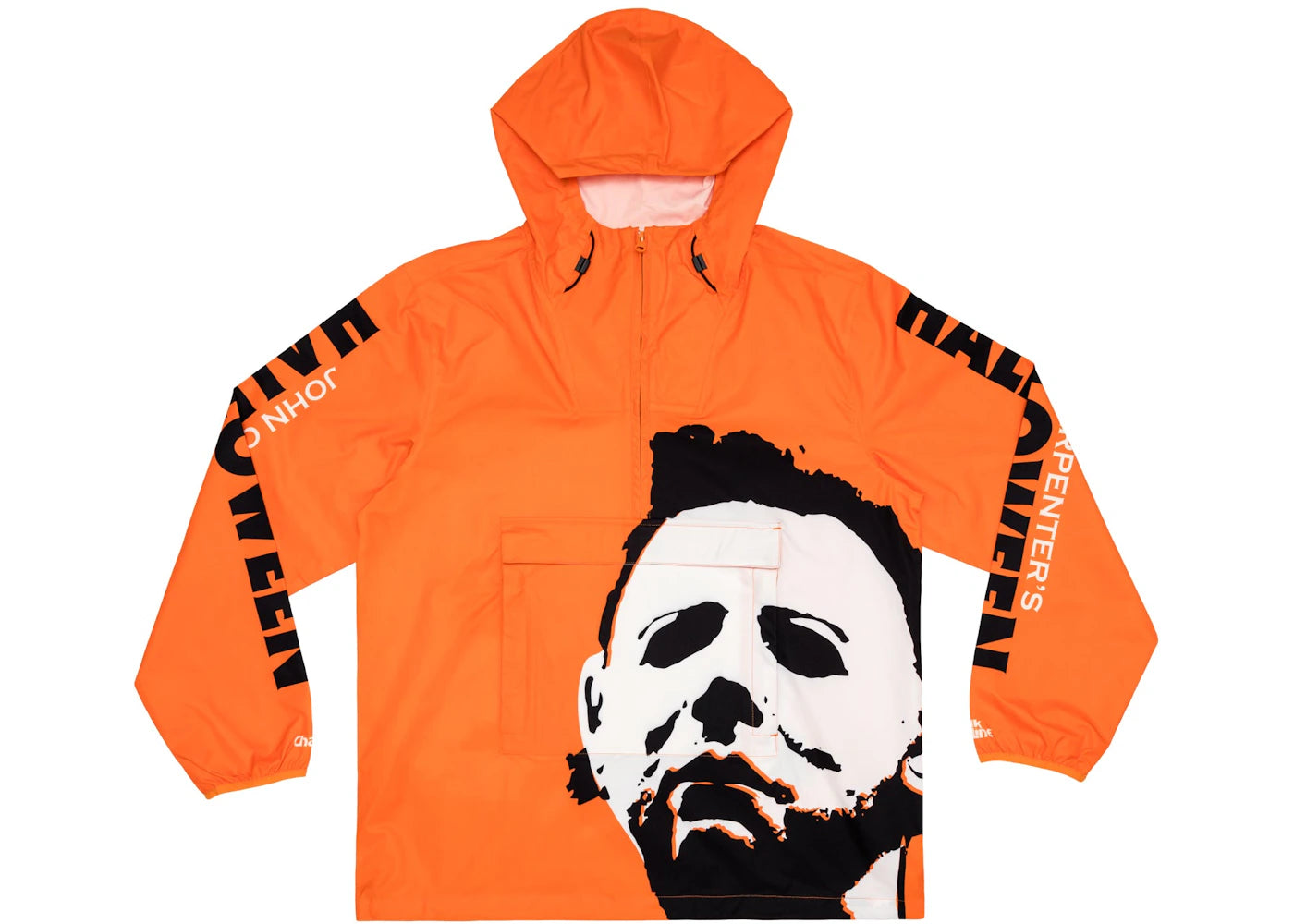 Chalk Line Halloween Retro Anorak Jacket Orange