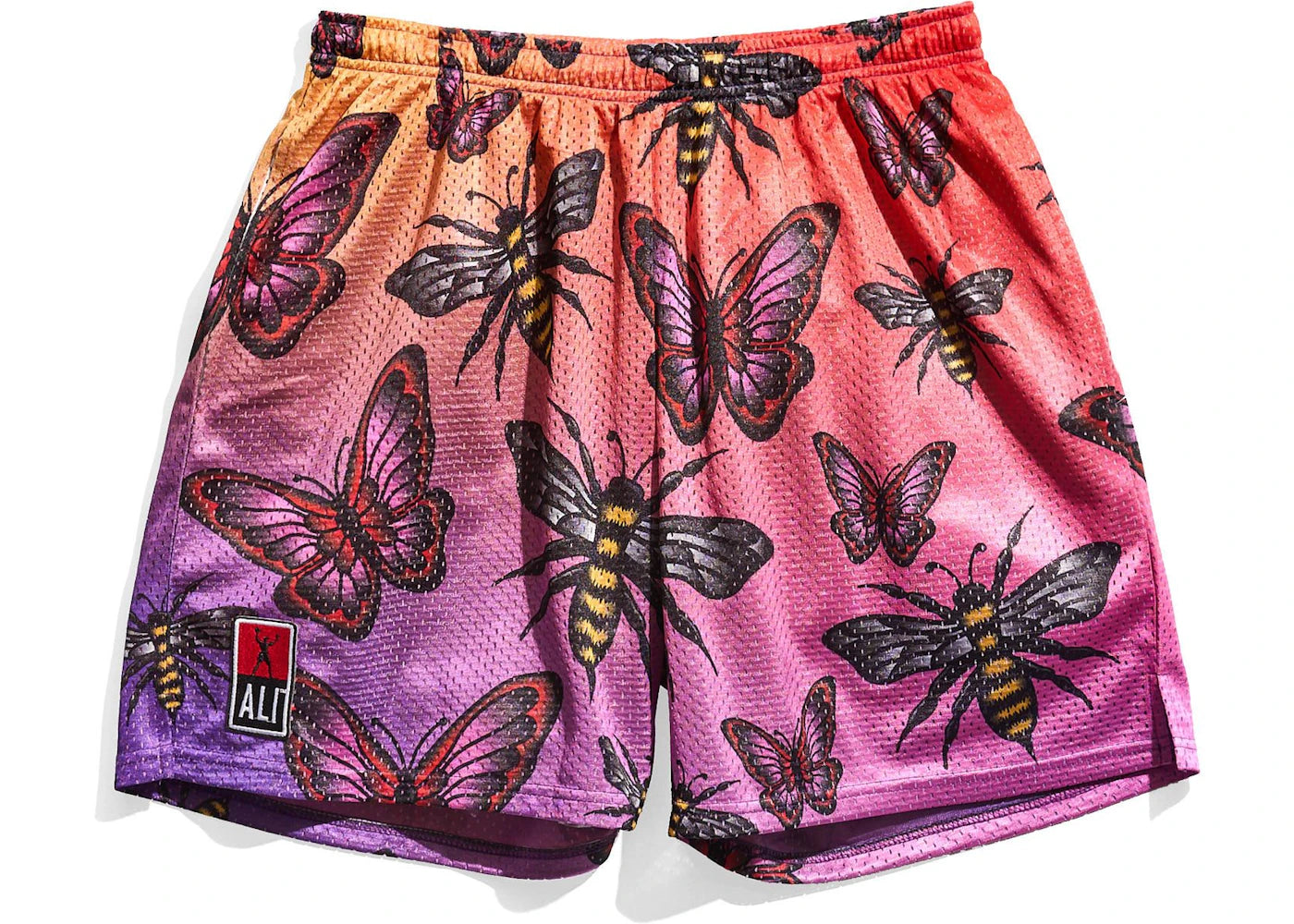 Chalk Line Muhammad Ali Butterflies and Bees Retro Shorts Multi