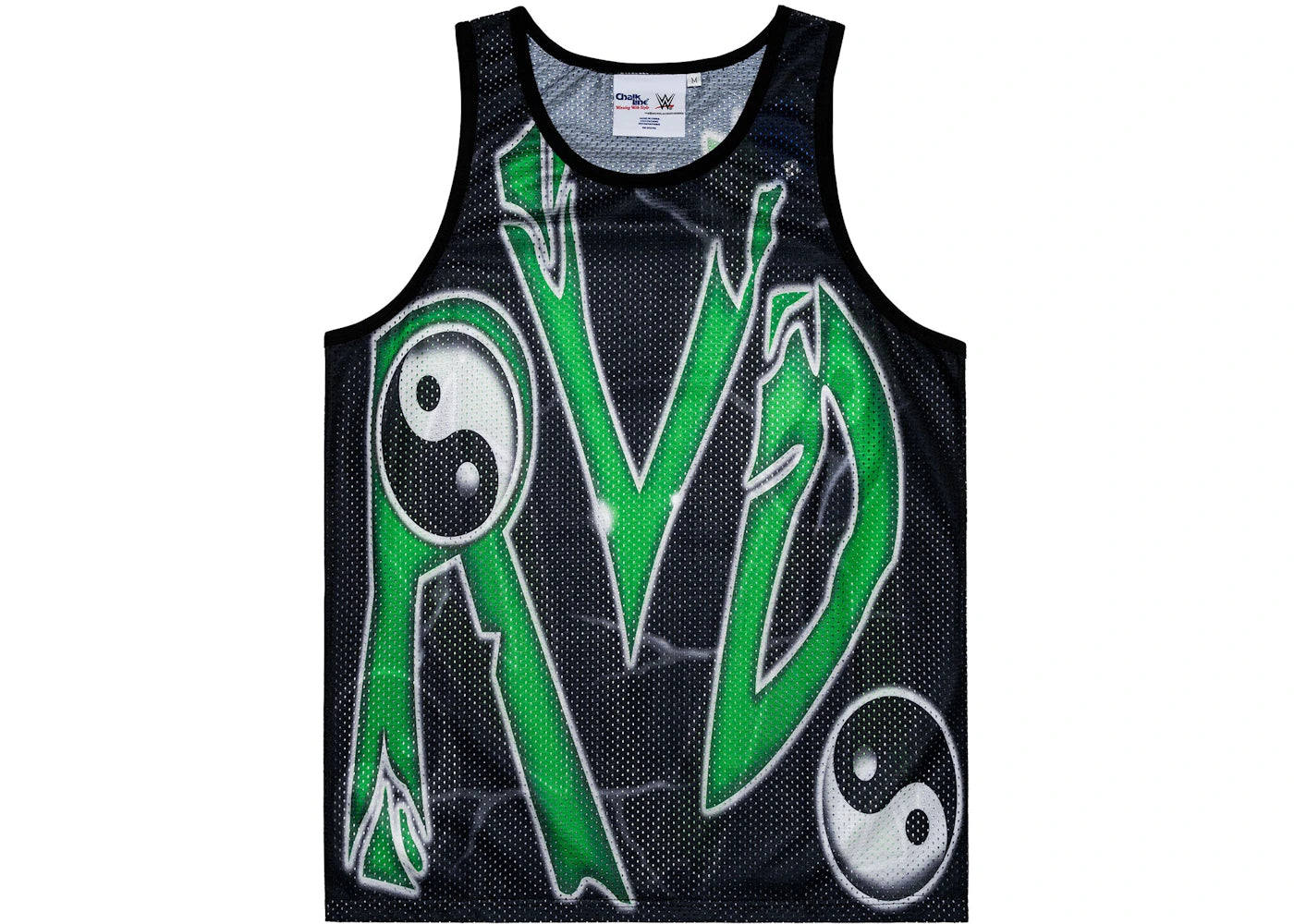 Chalk Line RVD Black & Green Yin Yang Tank Black