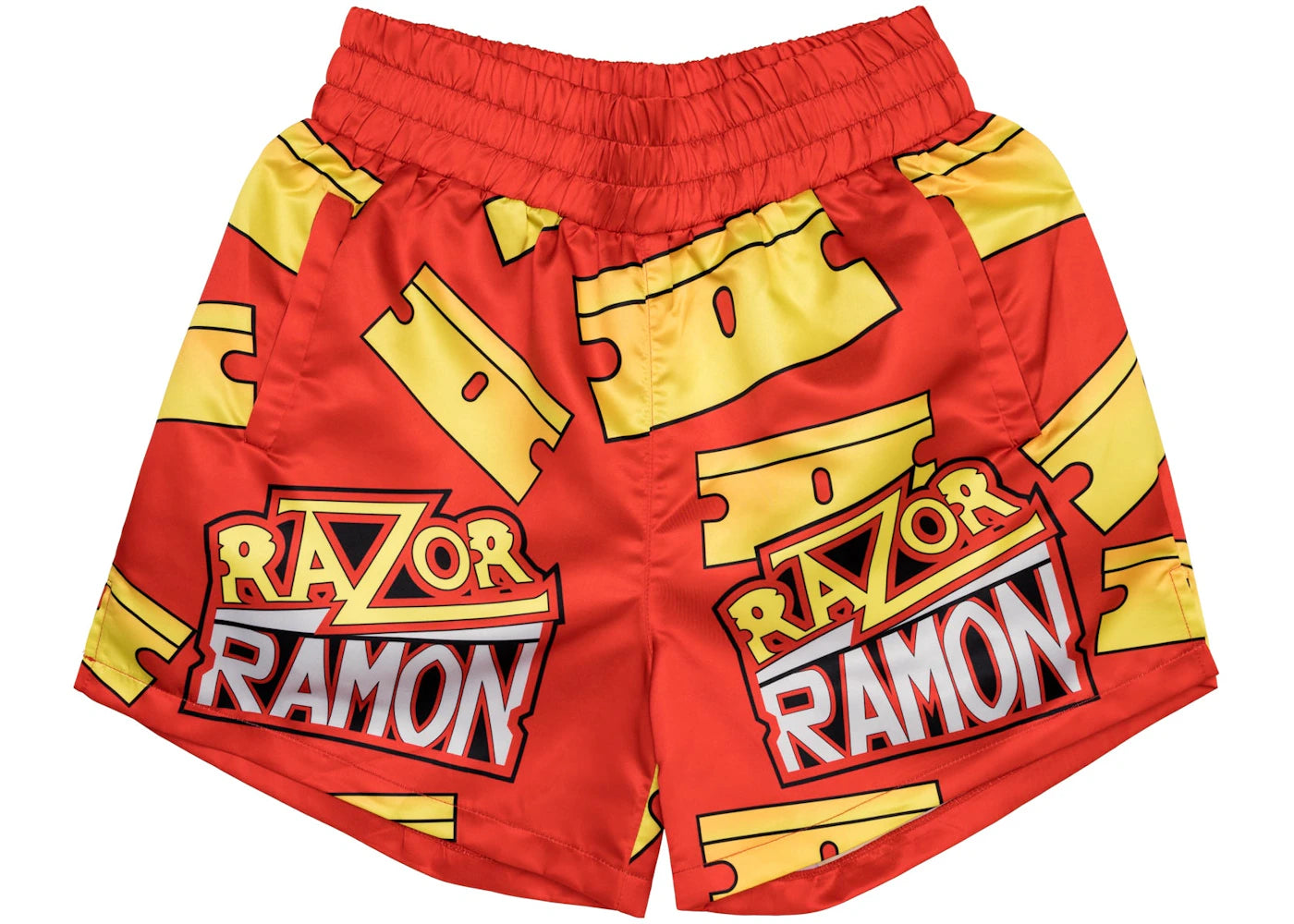 Chalk Line Razor Ramon Satin Arena Shorts Red