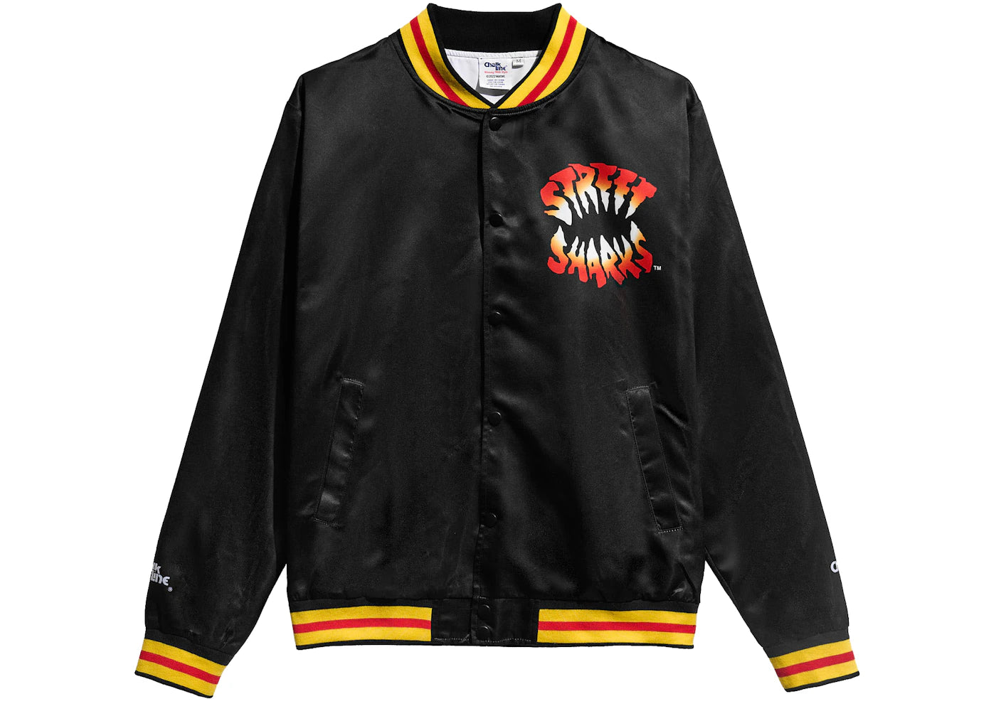 Chalk Line Street Sharks Satin Jacket Black/Red/Multi