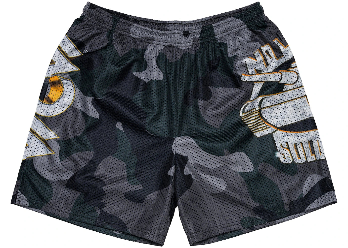 Chalk Line WCW x No Limit Retro Camo Shorts Black